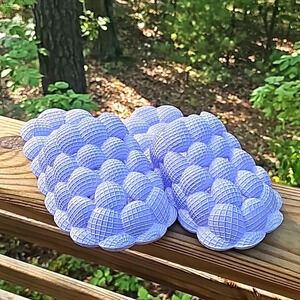 Disco ball foam pool slides sandals